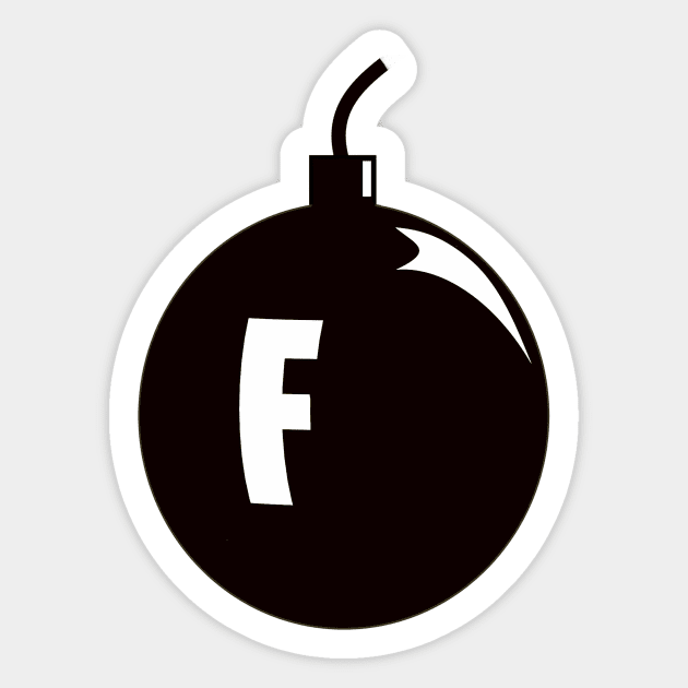 F-Bomb Sticker by Cosmo Gazoo